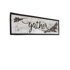 Maples Rugs Thanksgiving "Gather" Scripted Kitchen Runner Rug 20"x60" GIFT NEW
